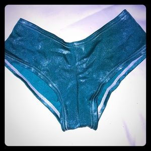 Teal booty shorts